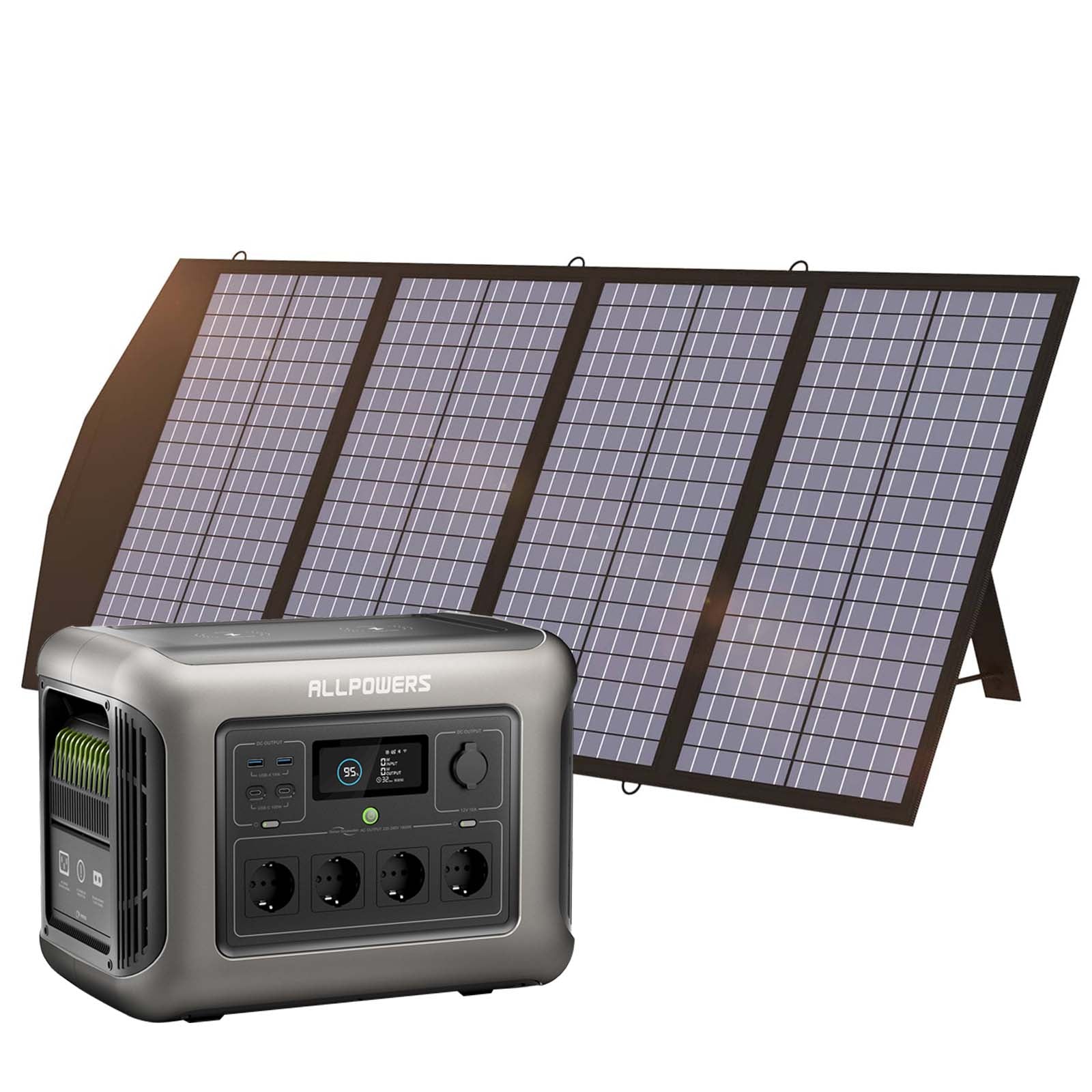 Allpowers Solargenerator Kit 2500w R2500 Sp029 140w Solarpanel