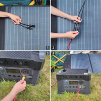 ALLPOWERS Solar-PV-Verbindungskabel mit XT60-Stecker 1,5 m 4,9 Fuß