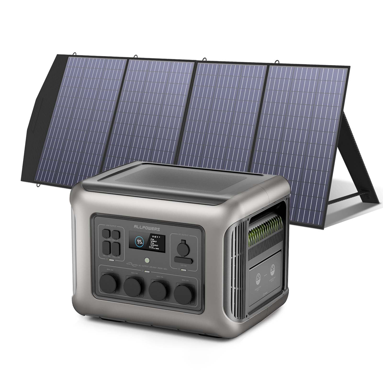 ALLPOWERS Solargenerator-Kit 2500W (R2500 + SP033 200W Solarpanel)