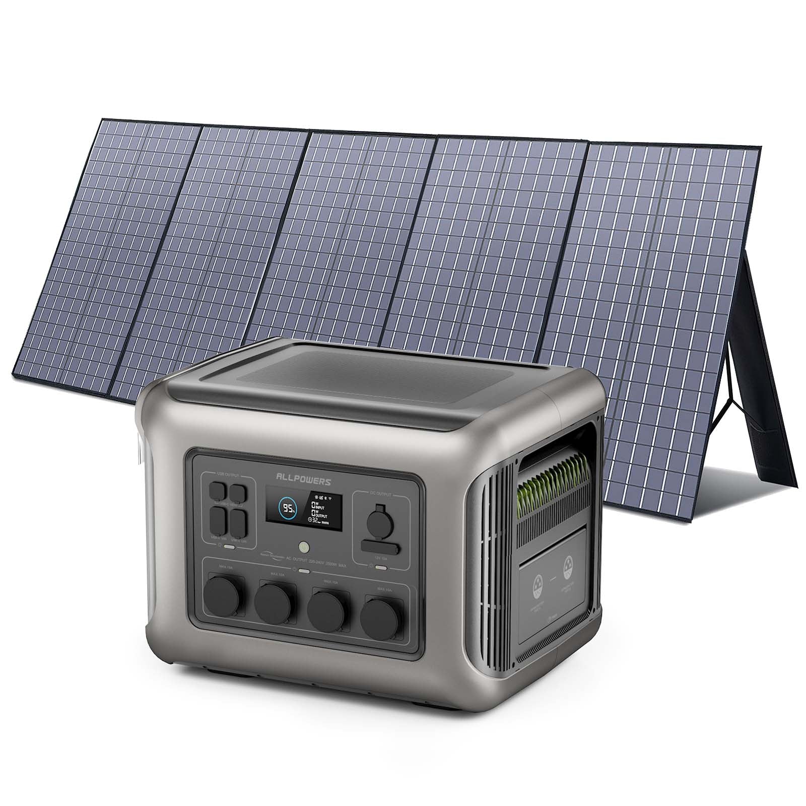 ALLPOWERS Solargenerator-Kit 2500W (R2500 + SP037 400W Solarpanel) - Versand Mitte August