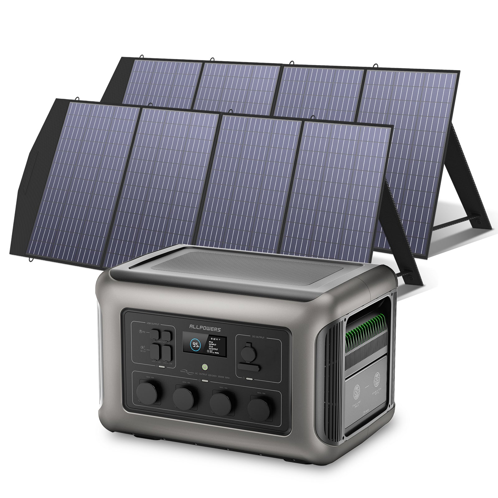 ALLPOWERS Solargenerator-Kit 3500W (R3500 + SP033 200W Solarpanel)