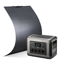 ALLPOWERS Solargenerator-Kit 2500W (R2500 + SF100 100W Flexibles Solarpanel)