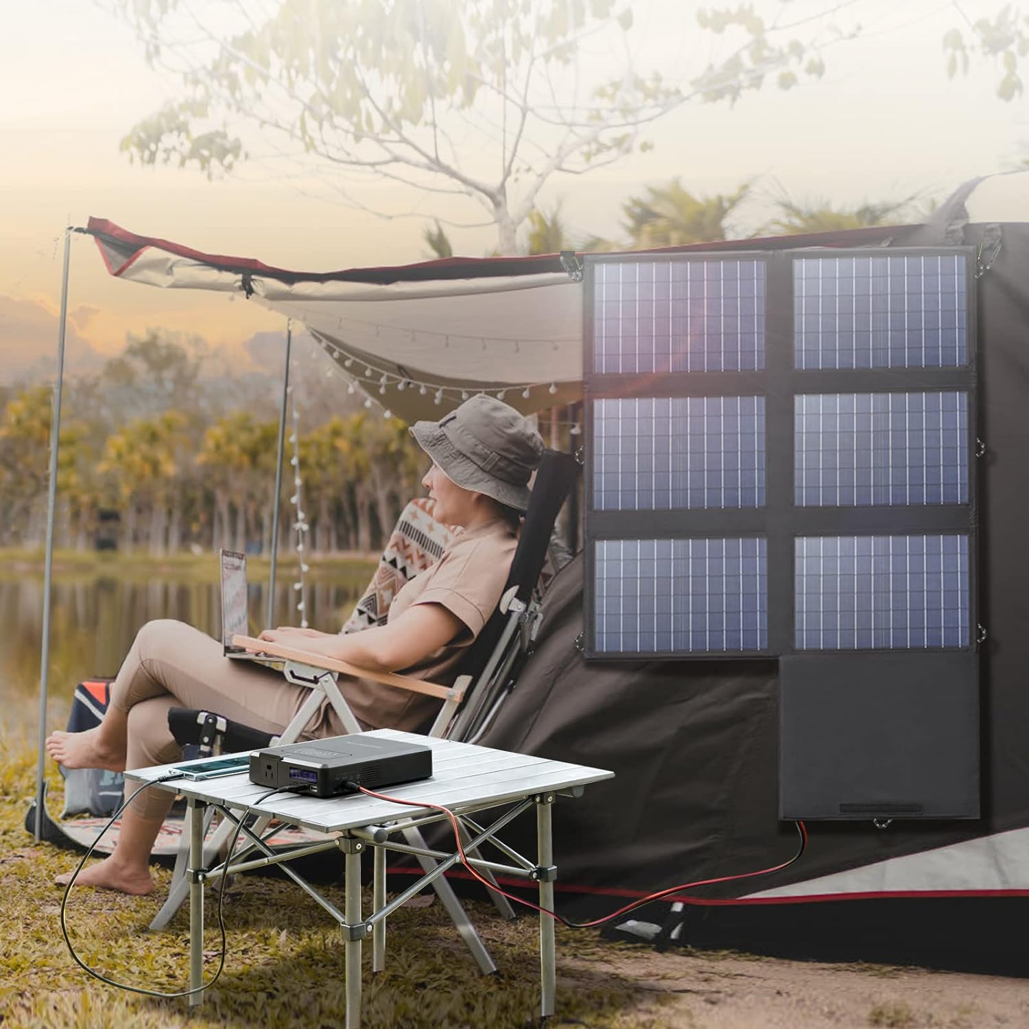 ALLPOWERS 60W Faltbares Solarpanel SP026